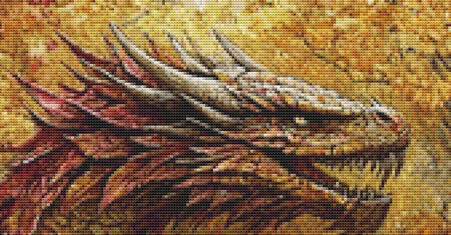 The Autumn Queen cross stitch pattern by Serr Kai A Quill & Ink