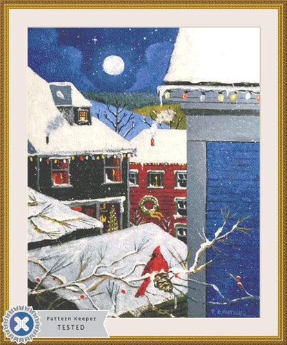 Night before Christmas counted cross stitch pattern by Patrick Gauthier