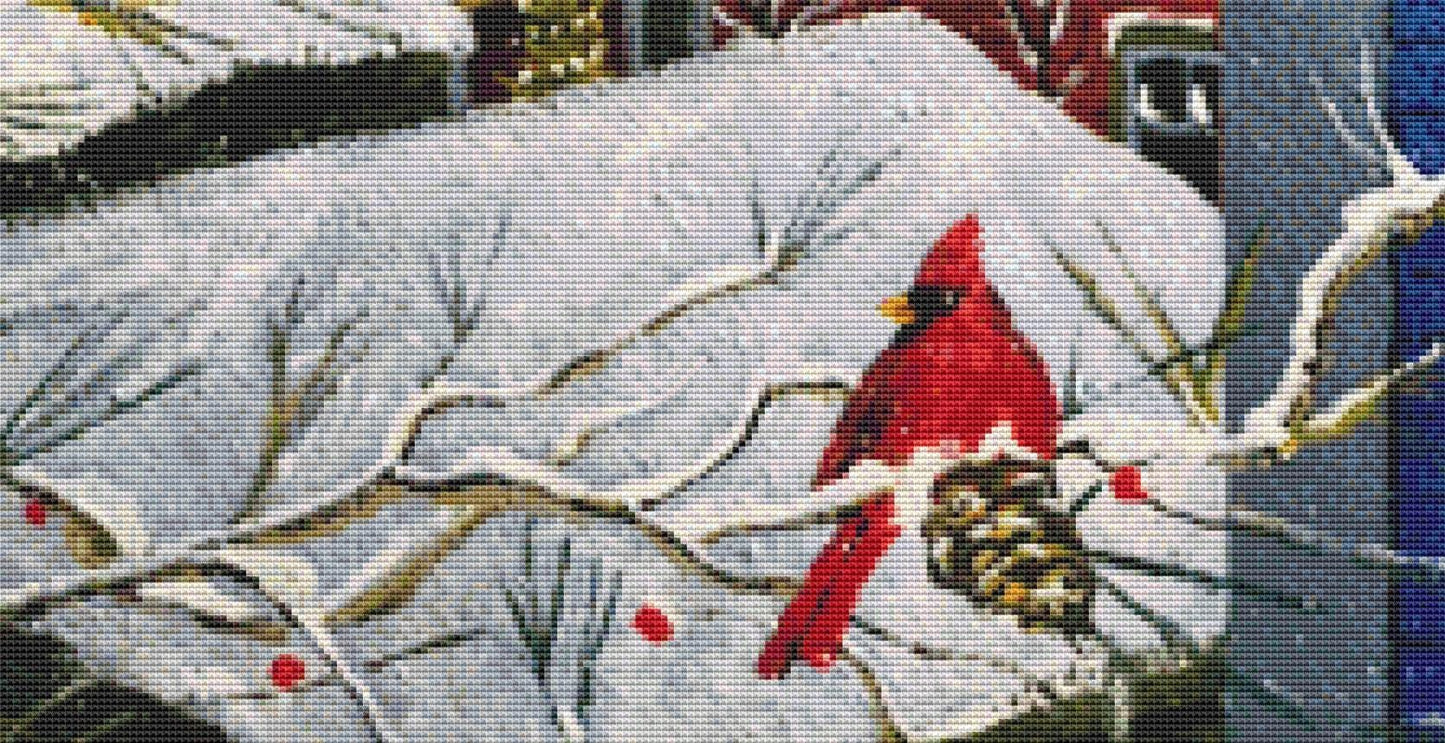 Night before Christmas counted cross stitch pattern by Patrick Gauthier
