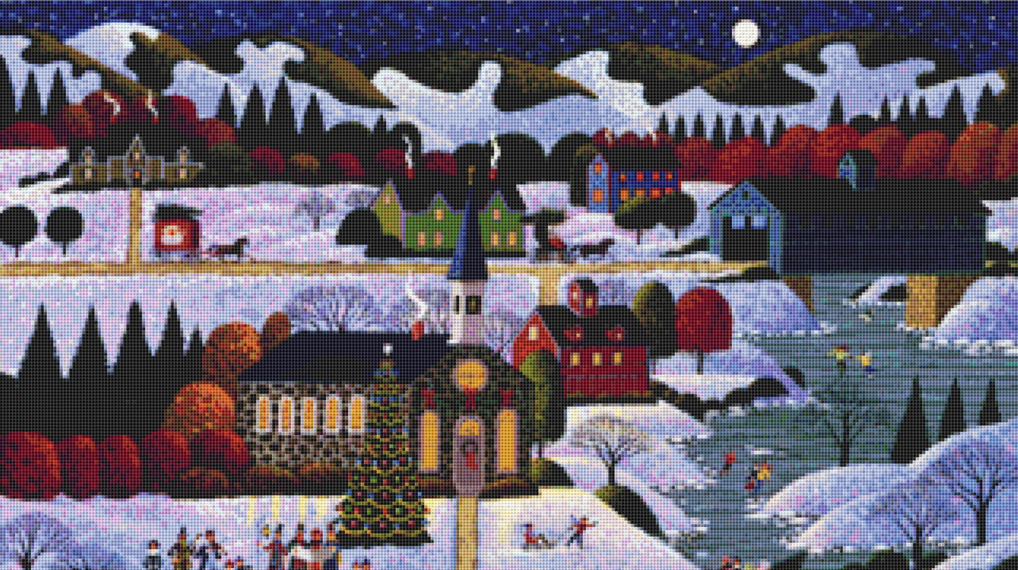 New England Christmas counted cross stitch pattern by Heronim/Ansada Licensing Group, LLC