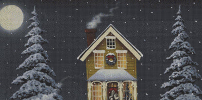 Christmas on Hickory Hill counted cross stitch pattern by Catherine Holman/Ansada Art Licensing Group, LLC