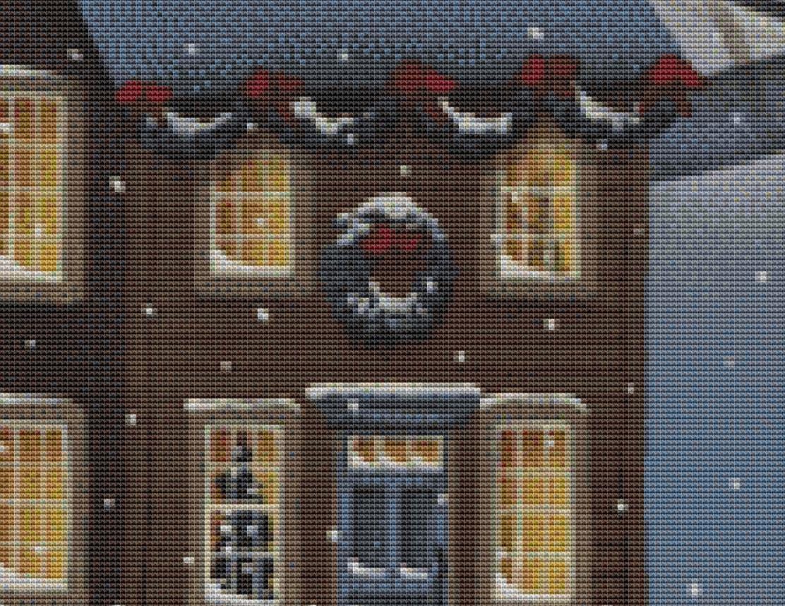 Christmas on Hickory Hill counted cross stitch pattern by Catherine Holman/Ansada Art Licensing Group, LLC