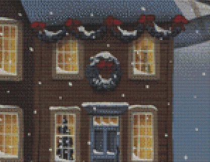 Christmas on Hickory Hill counted cross stitch pattern by Catherine Holman/Ansada Art Licensing Group, LLC