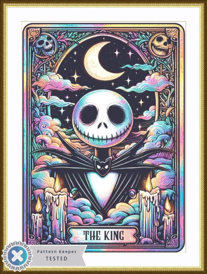 The King counted cross stitch pattern by PULSARSvg