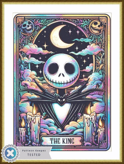 The King counted cross stitch pattern by PULSARSvg