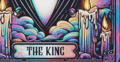 The King counted cross stitch pattern by PULSARSvg