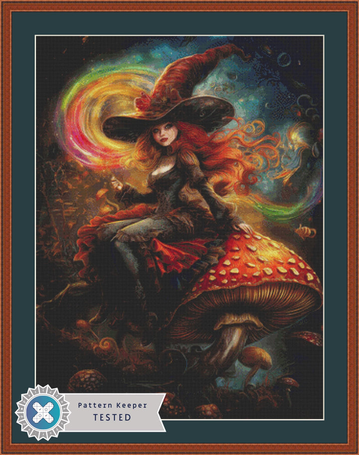 Mushroom Spells counted cross stitch pattern by Mushroom Fantasies