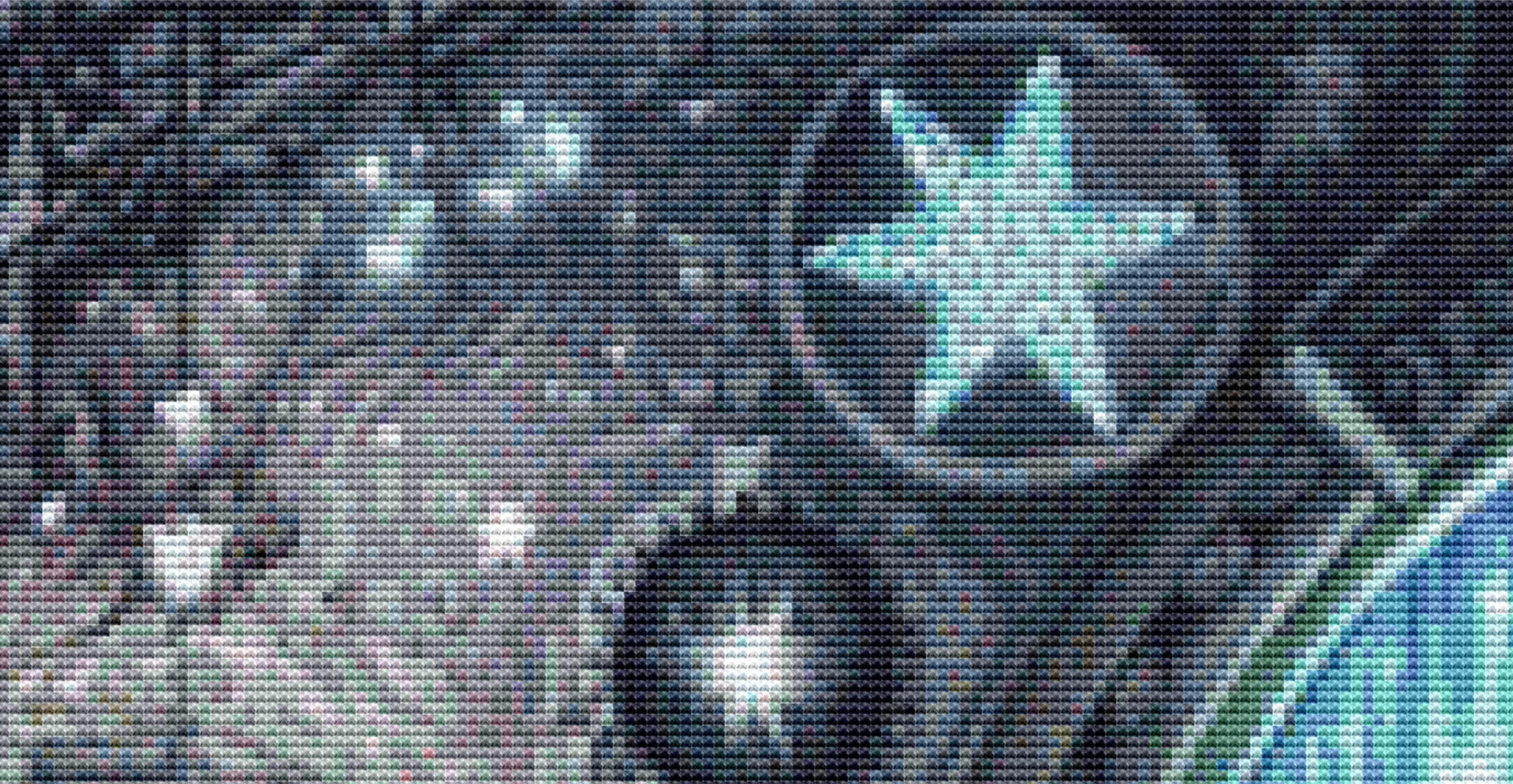 Shimmering Witch counted cross stitch pattern by Arcane Spendor