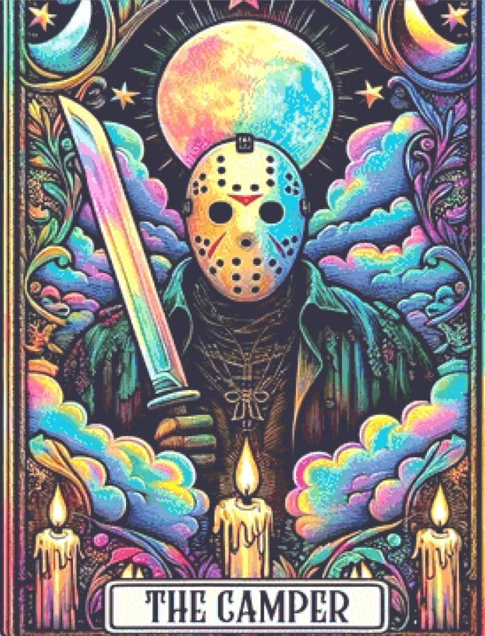 The Camper counted cross stitch pattern by PULSARSvg