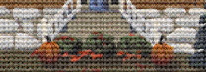 Fill Our Hearts With Thankfulness counted cross stitch pattern by Catherine Holman/Ansada Art Licensing Group, LLC