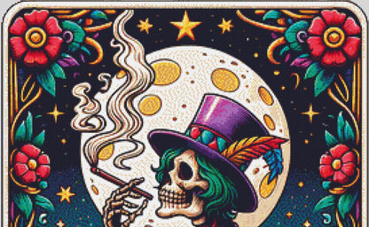 The Joker The Smoker The Midnight Toker counted cross stitch pattern by MagicMangoStudios