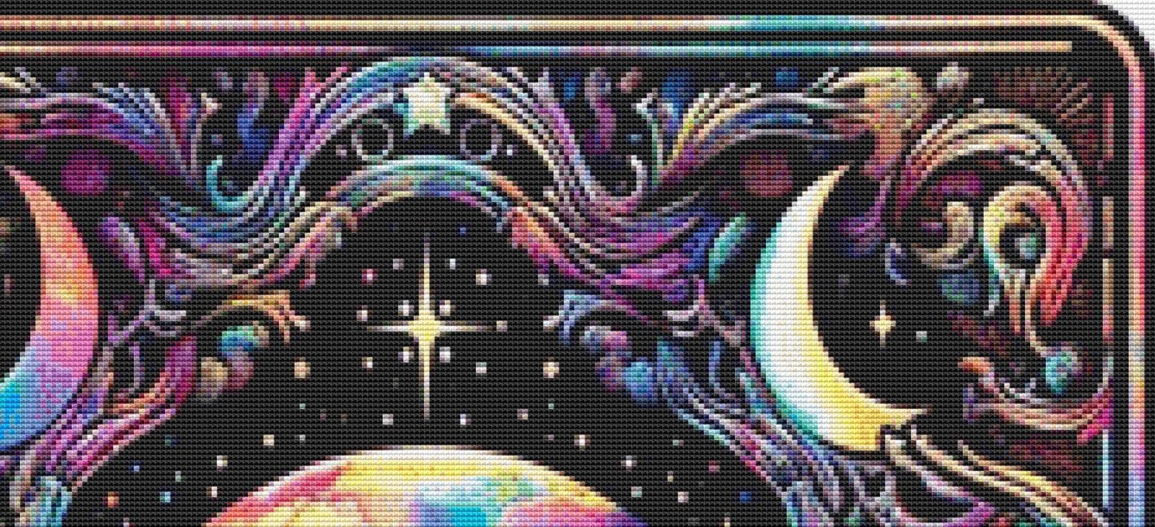 The Death counted cross stitch pattern by PULSARSvg