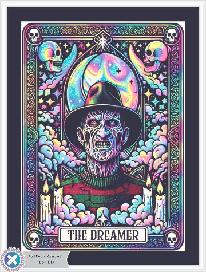 The Dreamer counted cross stitch pattern by PULSARSvg