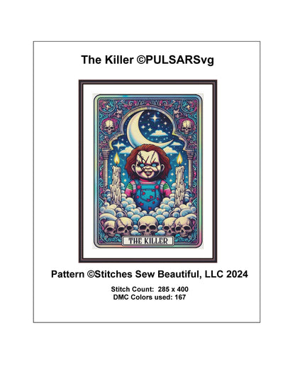 The Killer counted cross stitch pattern by PULSARSvg