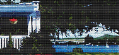 Spring in Mystic counted cross stitch pattern by Patrick Gauthier