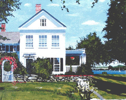 Spring in Mystic counted cross stitch pattern by Patrick Gauthier