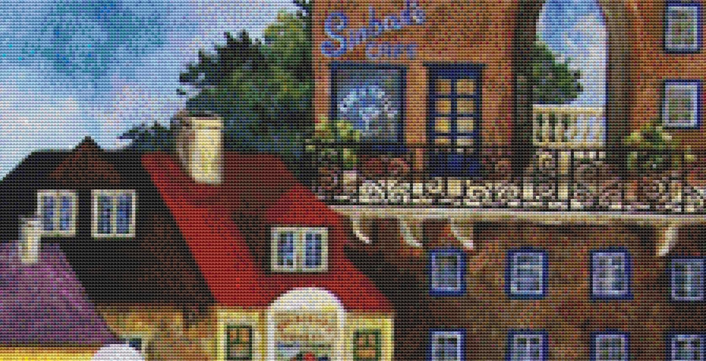 Sea Cove counted cross stitch pattern by Gwendolyn McShepard/Ansada Art Licensing Group, LLC