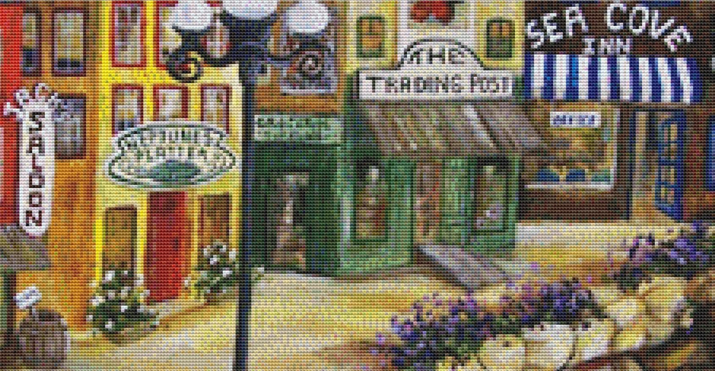 Sea Cove counted cross stitch pattern by Gwendolyn McShepard/Ansada Art Licensing Group, LLC