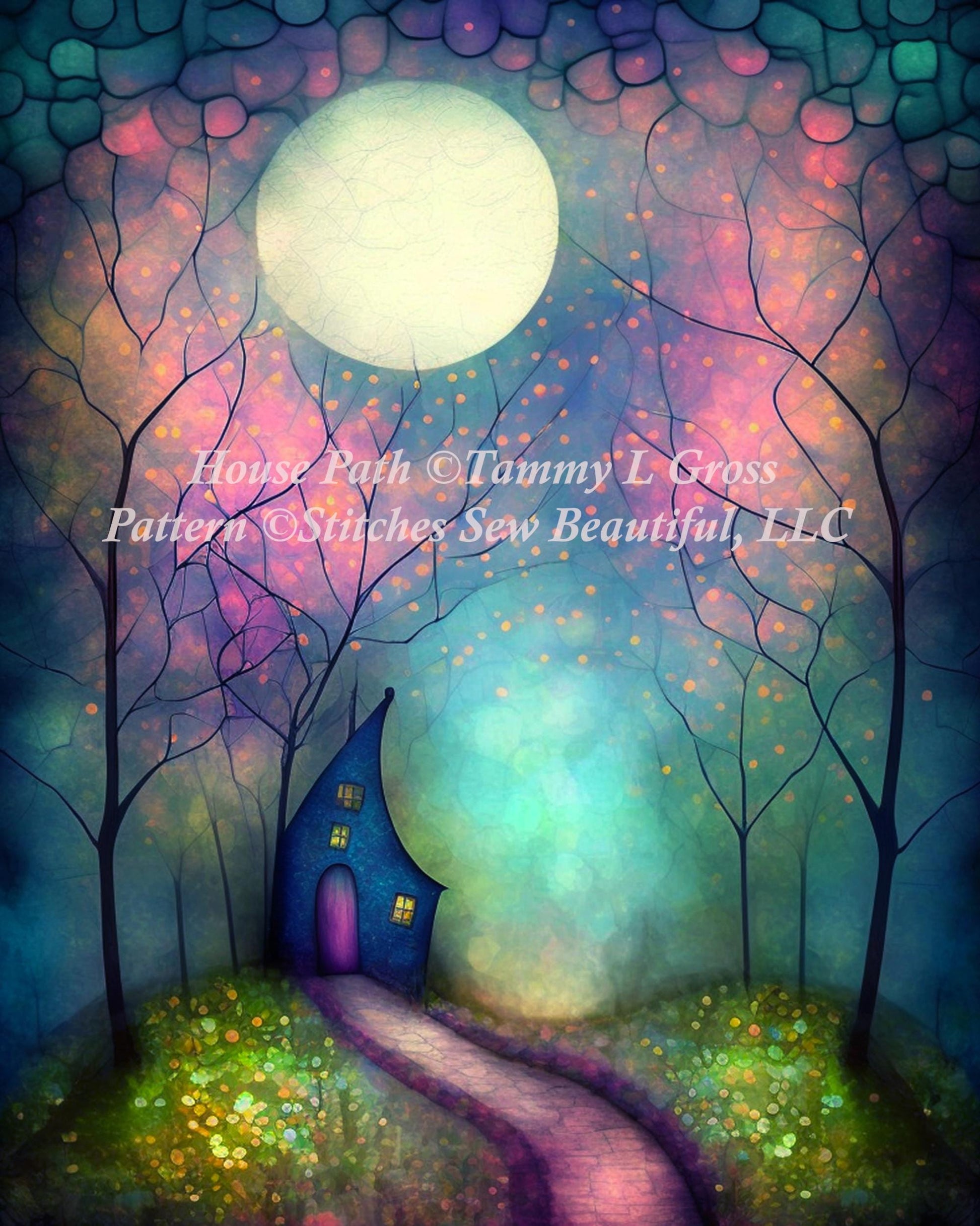 House Path cross stitch pattern by Tammy L. Gross