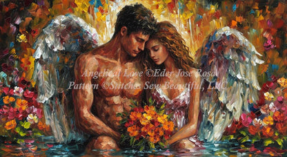 Angelical Love cross stitch pattern by Eder Jose Rosa