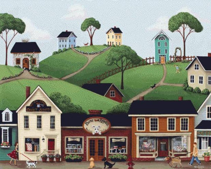 Dog Days of Summer cross stitch pattern by Catherine Holman/Ansada Licensing Group, LLC