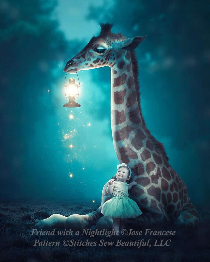 Friend With a Night-light cross stitch pattern by Jose Francese