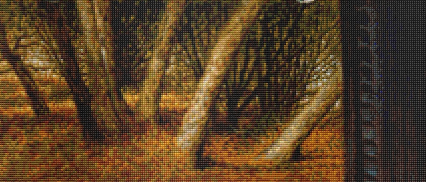 Eye to Eye counted cross stitch pattern by Jim Daly/Ansada Art Licensing Group, LLC