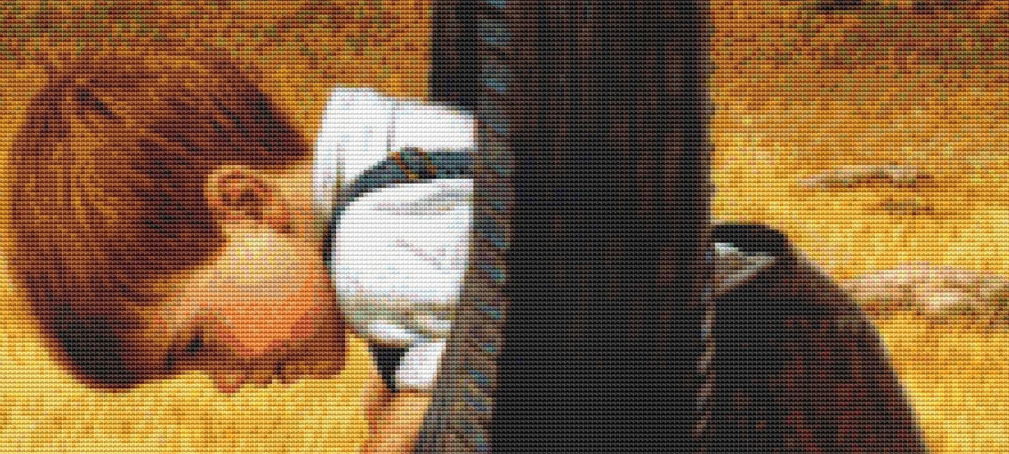 Eye to Eye counted cross stitch pattern by Jim Daly/Ansada Art Licensing Group, LLC
