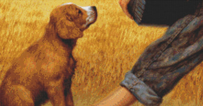 Eye to Eye counted cross stitch pattern by Jim Daly/Ansada Art Licensing Group, LLC
