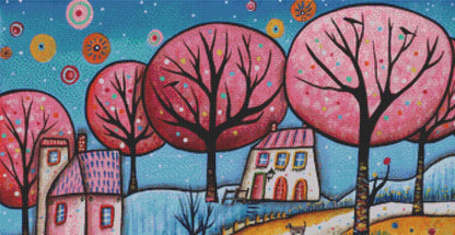 Pathway Home counted cross stitch pattern by Karla Gerard