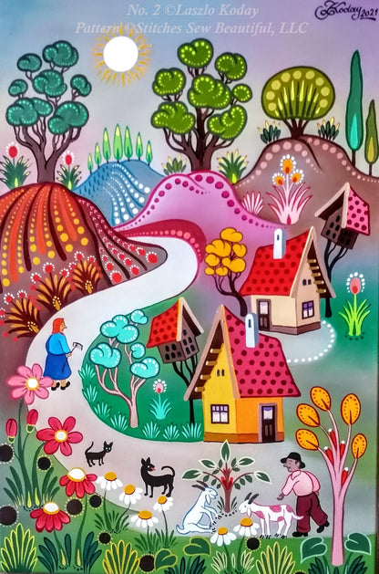 Laszlo Koday No. 2 cross stitch pattern by Laszlo Koday