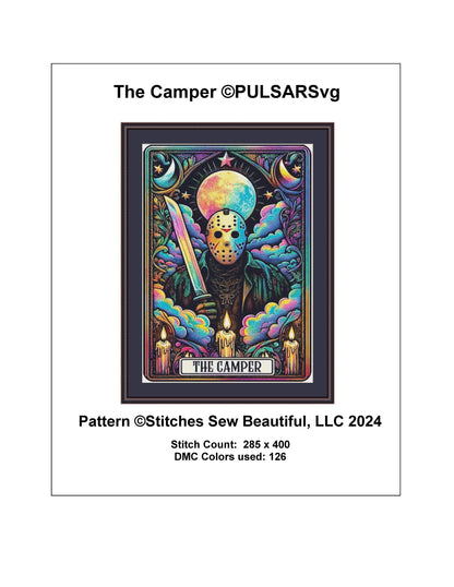 The Camper counted cross stitch pattern by PULSARSvg