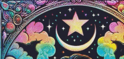 The Slasher counted cross stitch pattern by PULSARSvg