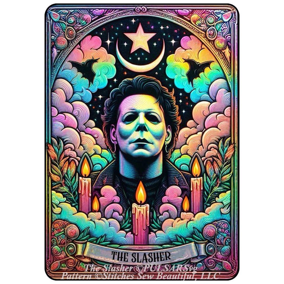 The Slasher counted cross stitch pattern by PULSARSvg