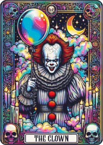 The Clown (Max Color) counted cross stitch pattern by PULSARSvg
