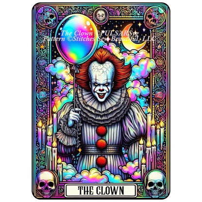 The Clown (Max Color) counted cross stitch pattern by PULSARSvg