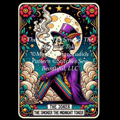 The Joker The Smoker The Midnight Toker counted cross stitch pattern by MagicMangoStudios