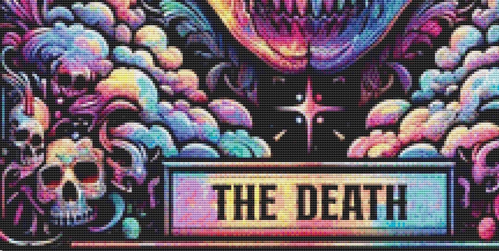 The Death counted cross stitch pattern by PULSARSvg