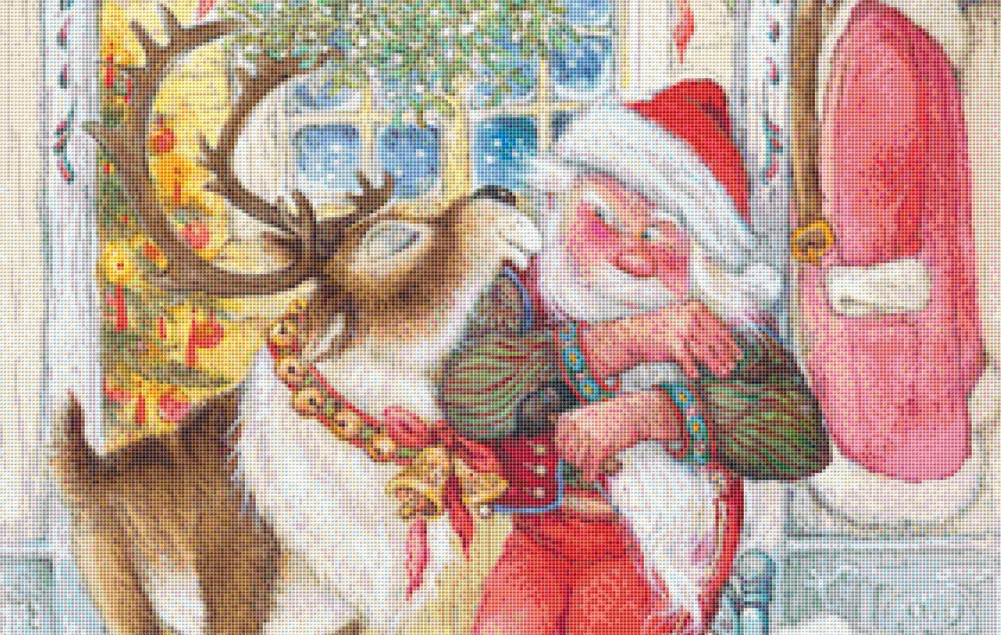 Under the Mistletoe counted cross stitch pattern by Lisi Martin/AB Pictura, Karlstad, Sweden
