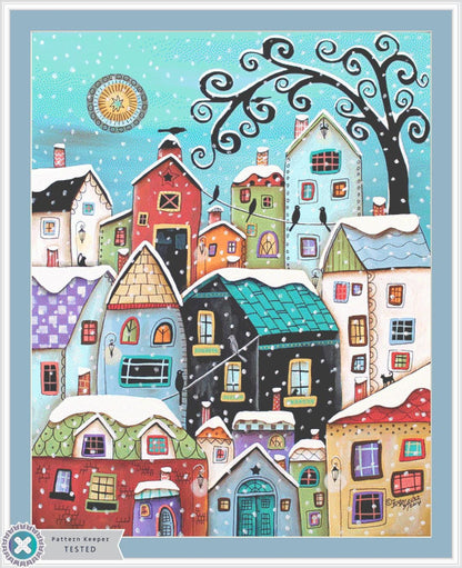 Winter City (Max Size/Color) counted cross stitch pattern by Karla Gerard