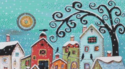Winter City (Small) counted cross stitch pattern by Karla Gerard
