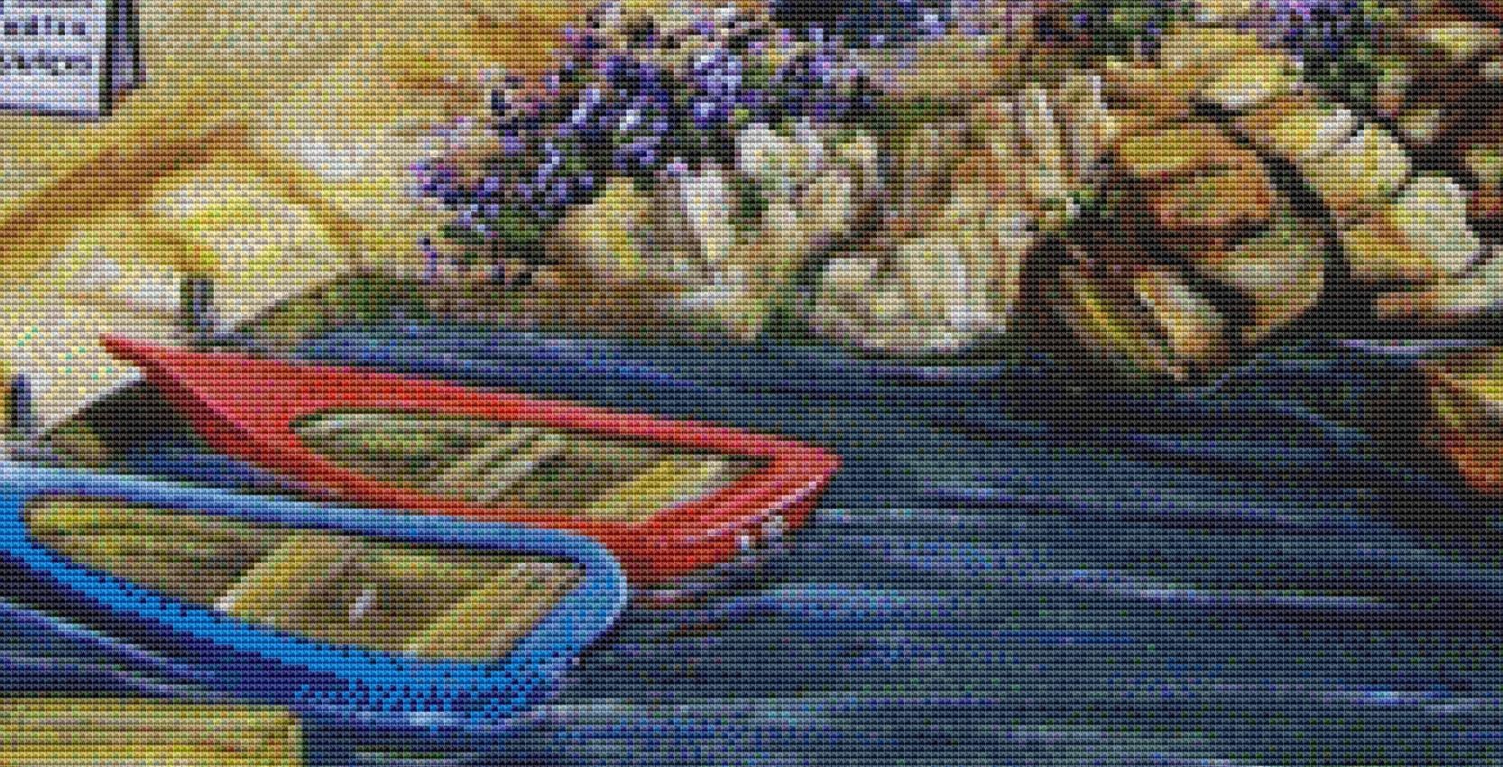 Sea Cove counted cross stitch pattern by Gwendolyn McShepard/Ansada Art Licensing Group, LLC