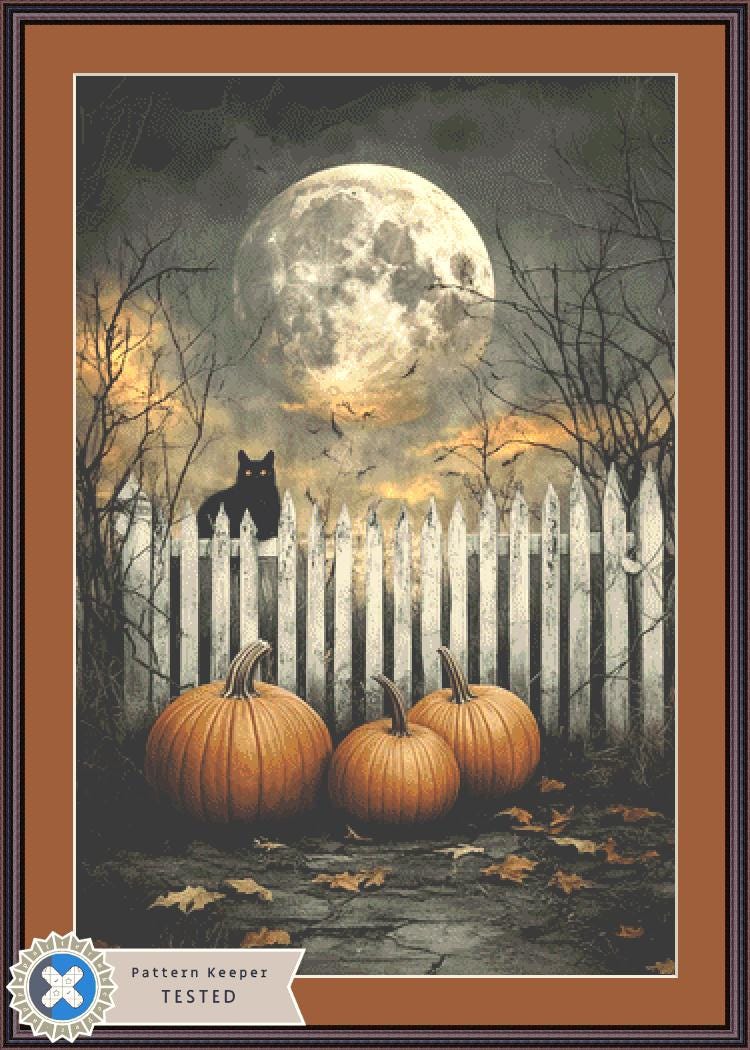 Waiting for Halloween counted cross stitch pattern by Eder Jose Rosa