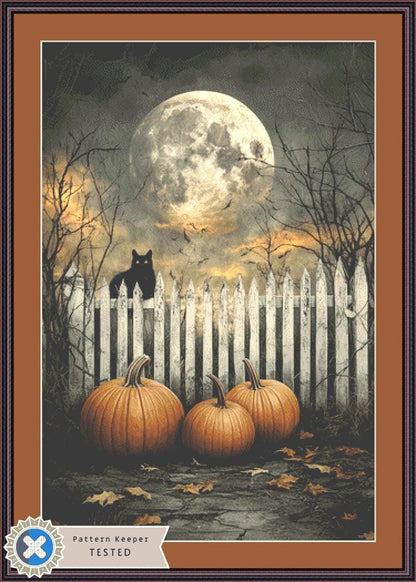 Waiting for Halloween counted cross stitch pattern by Eder Jose Rosa