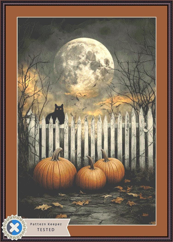 Waiting for Halloween counted cross stitch pattern by Eder Jose Rosa