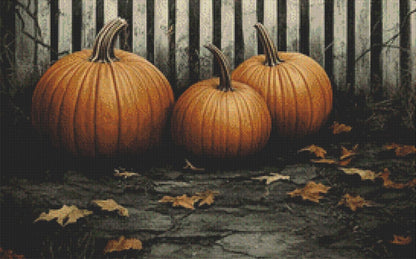 Waiting for Halloween counted cross stitch pattern by Eder Jose Rosa