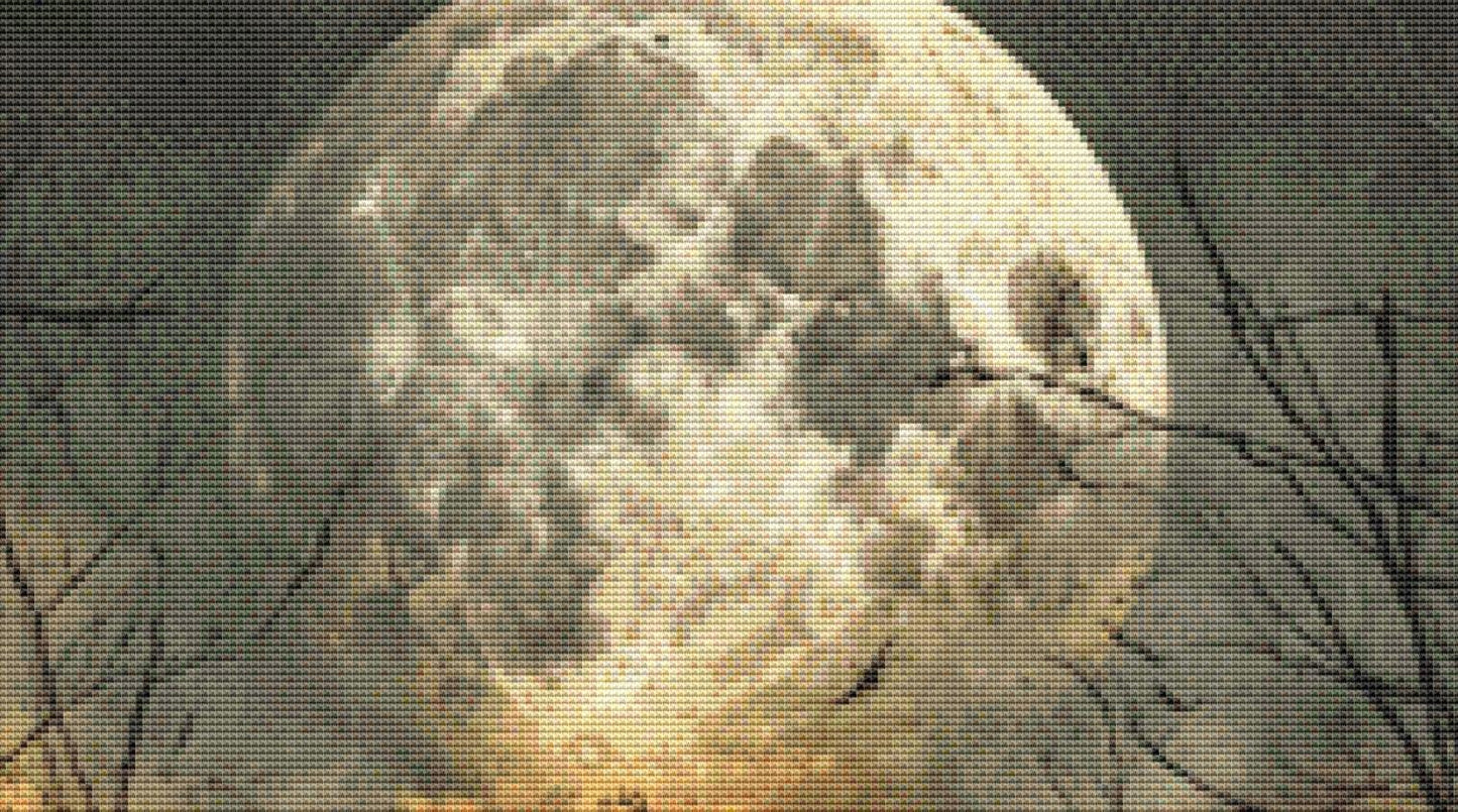 Waiting for Halloween counted cross stitch pattern by Eder Jose Rosa