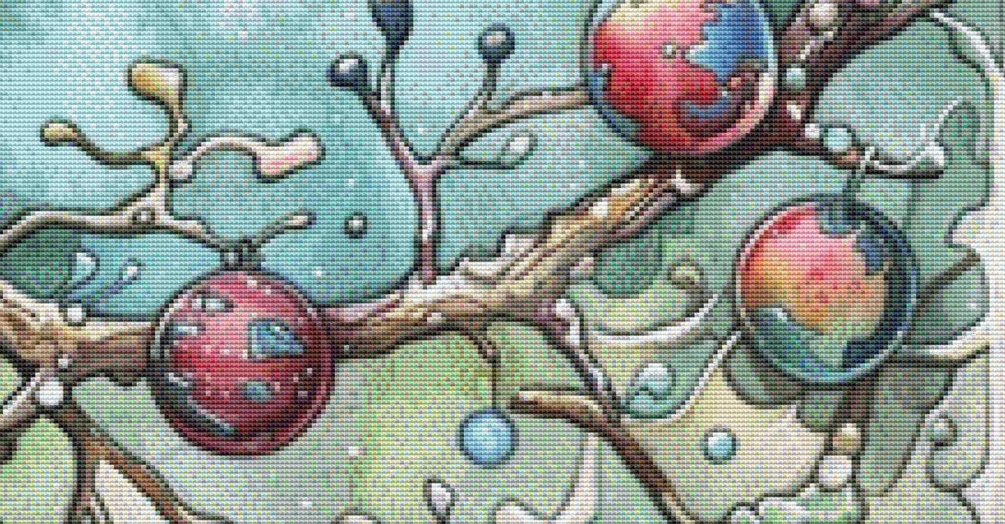 Cardinal counted cross stitch pattern by PassyArt