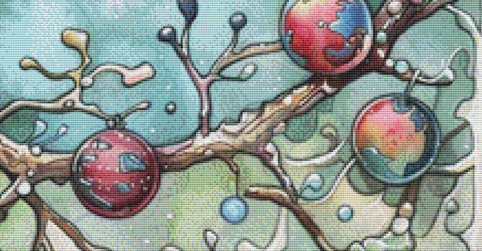 Cardinal counted cross stitch pattern by PassyArt