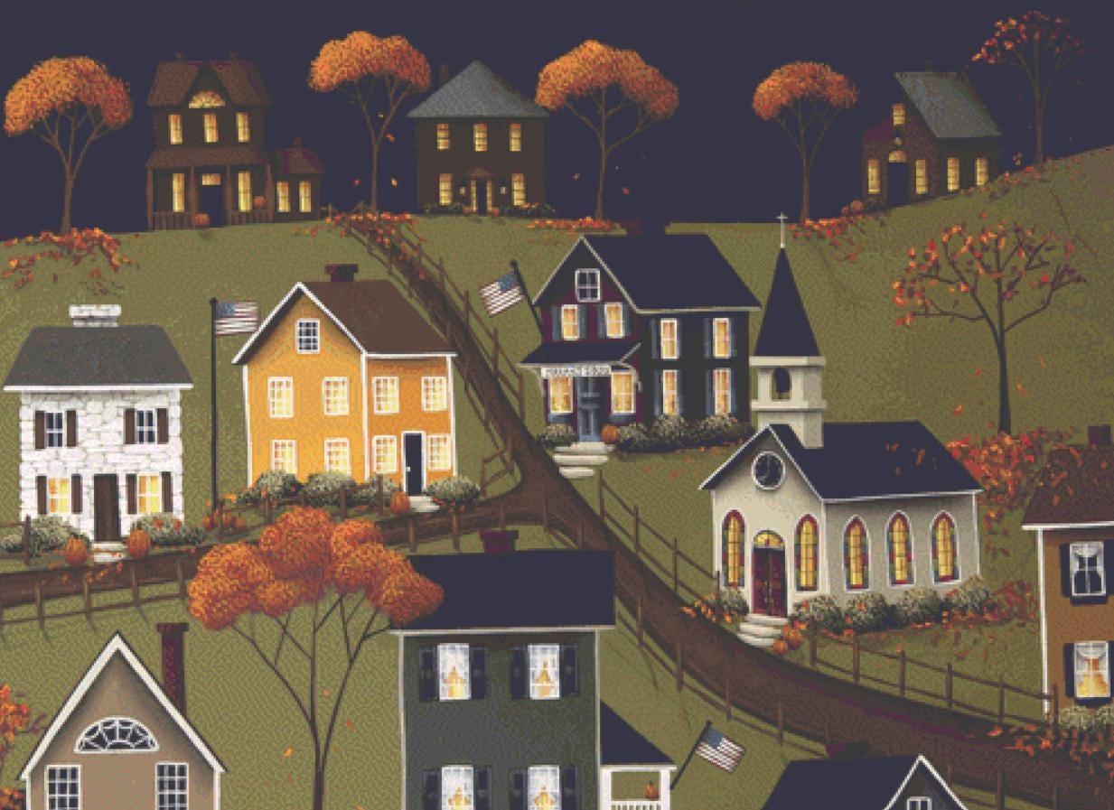 Sarah's Diner cross stitch pattern by Catherine Holman/Ansada Licensing Group, LLC